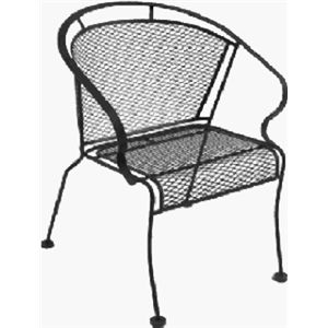 Plantation Patterns 7711000 0405000 Wrought Iron Barrel Chair, Pack of 4