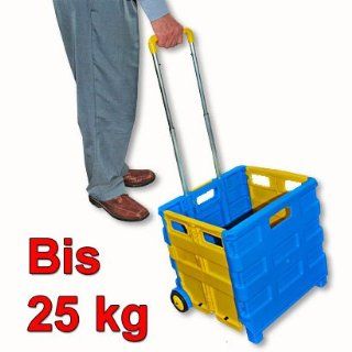 Einkaufstrolley Einkaufswagen Rollbox Einkaufs Trolley 25kg klappbar