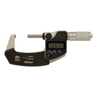 Mitutoyo 293 336 Electronic Micrometer, 1 2 In, 0.00005 In