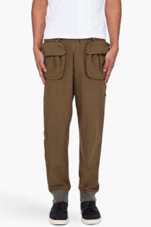 Y 3 Mods Green Pocket Pants for men