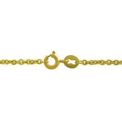 14k Yellow Gold 18 inch Cable Chain Necklace