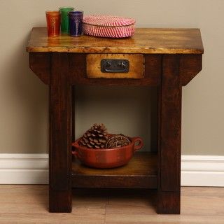 Black Smith Wooden Side Table (Indonesia)