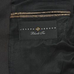 Joseph Abboud Black Tie Wool 2 button Notch Lapel Tuxedo