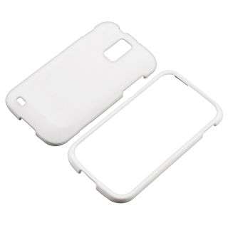 White Rubber Coated Case for Samsung Galaxy S II T989 T Mobile