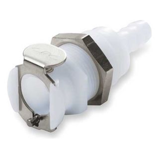 Colder Products Corporation PLCD16004 Coupler, Shutoff, 1/4 In, Acetal