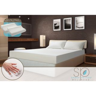 Sarah Peyton Firm Support 10 inch Queen size Memory Foam Mattress with