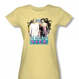 Miami Vice     80 der liebe junge Frauen T Shirt in Bananen