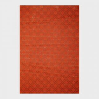 Indo Hand tufted Flat Weave Rust/ Burgundy Kilim Rug (56 x 8) Today