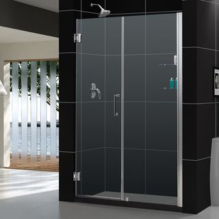 DreamLine Unidoor 60 61 inch Frameless Adjustable Shower Door